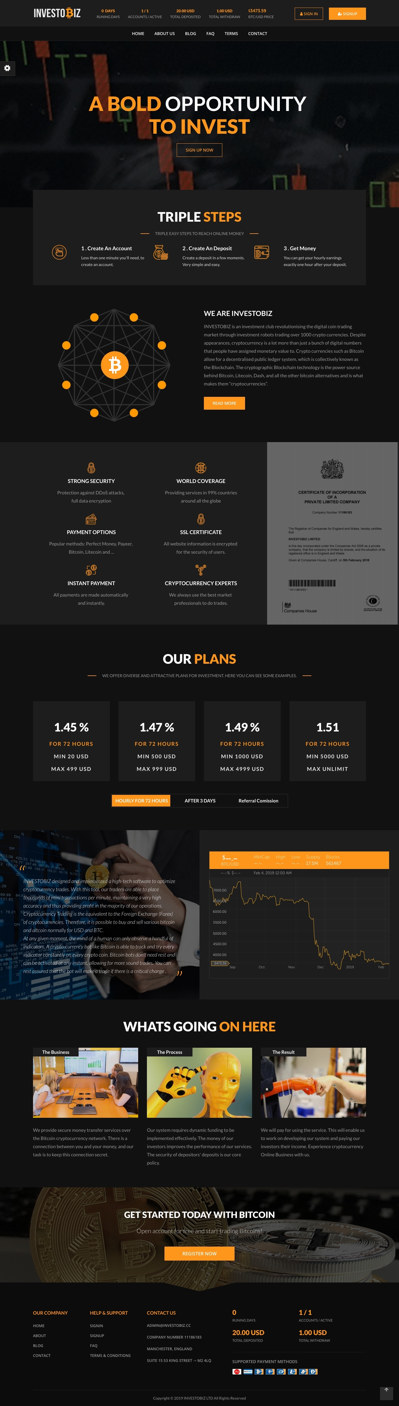 Invest project Investobiz Ltd