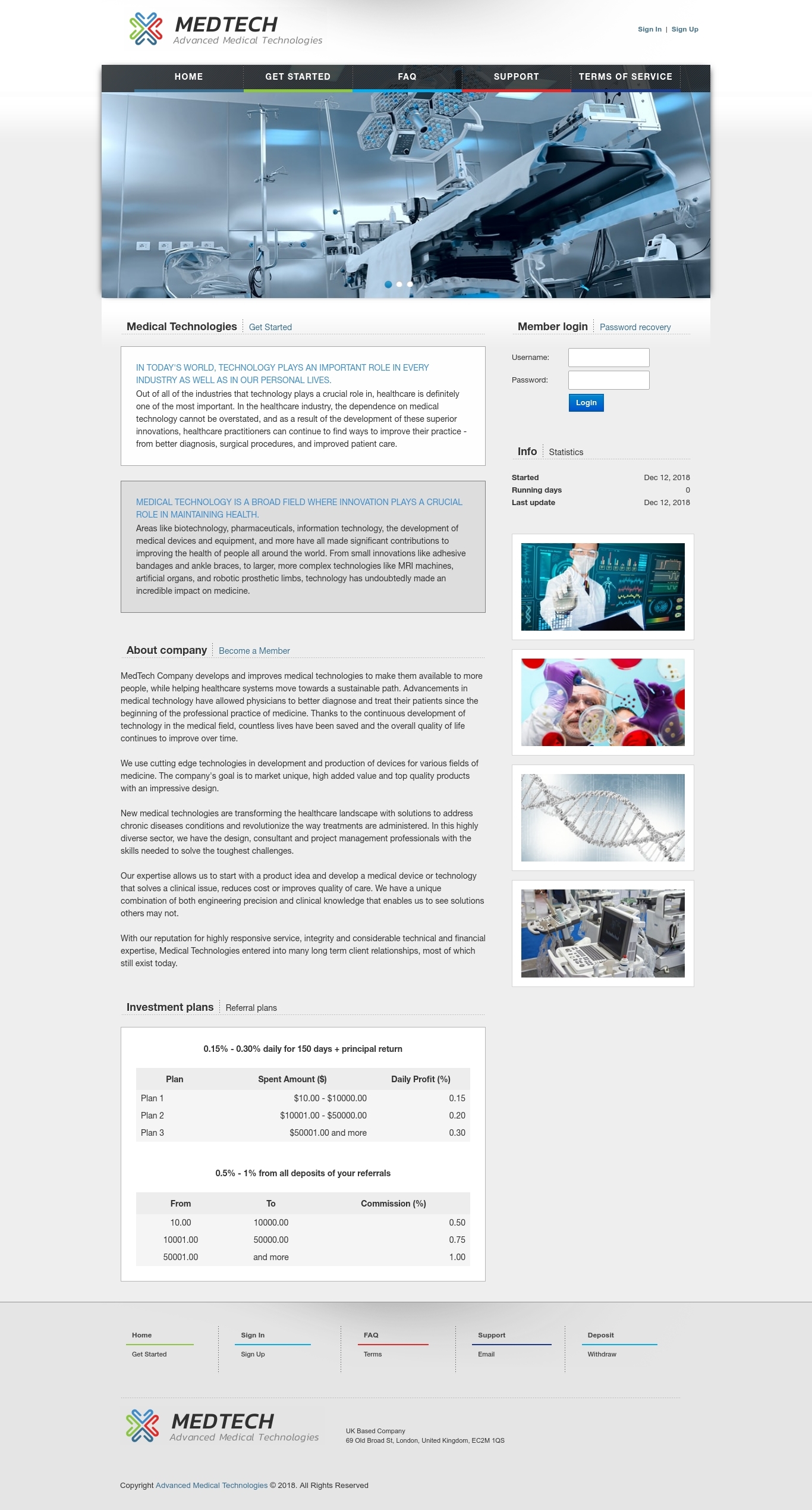 Investment project Medtech