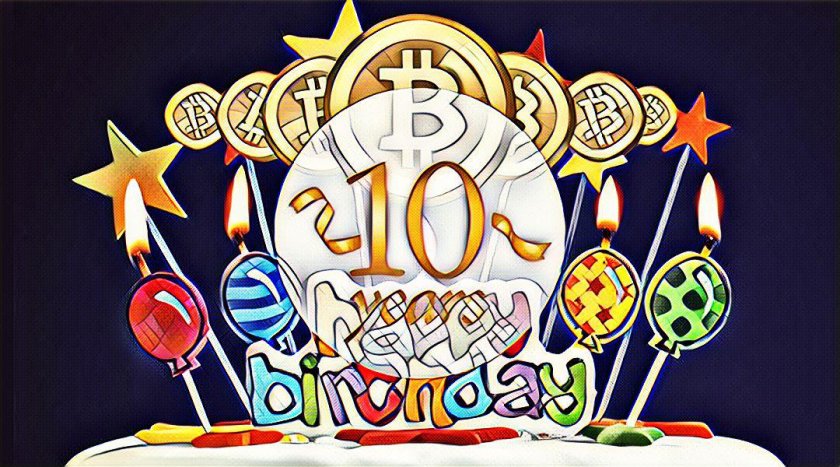 Bitcoin's 10-year anniversary