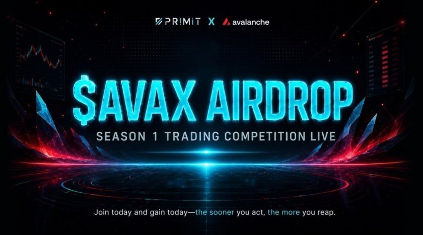 Primit Season 1 Officially Launches: $100,000 Avalanche On-Chain Perp Trading Incentive Event Now Live